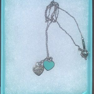Return to Tiffany Mini Double Heart Pendant